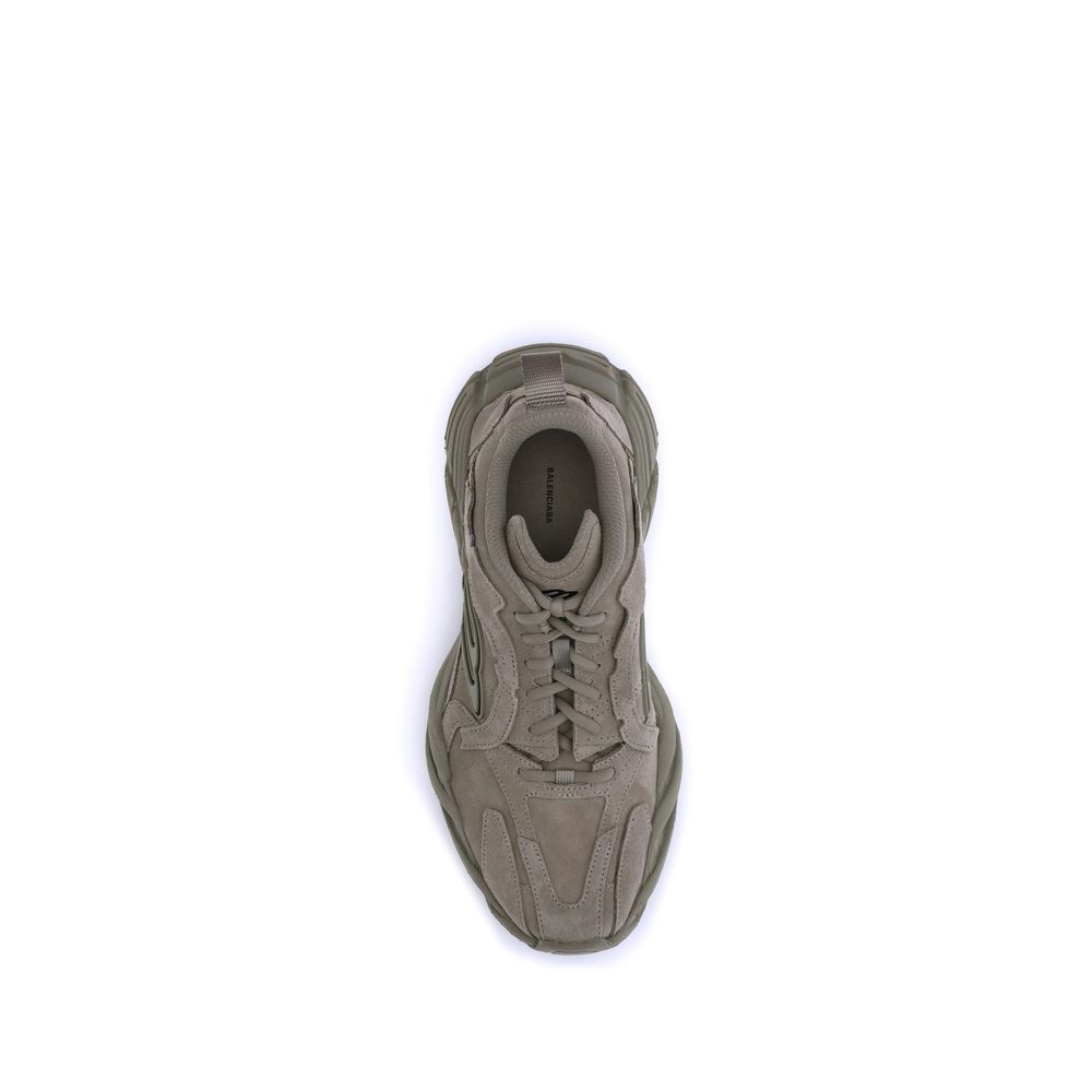 Beige Polyester Athletic Sneakers