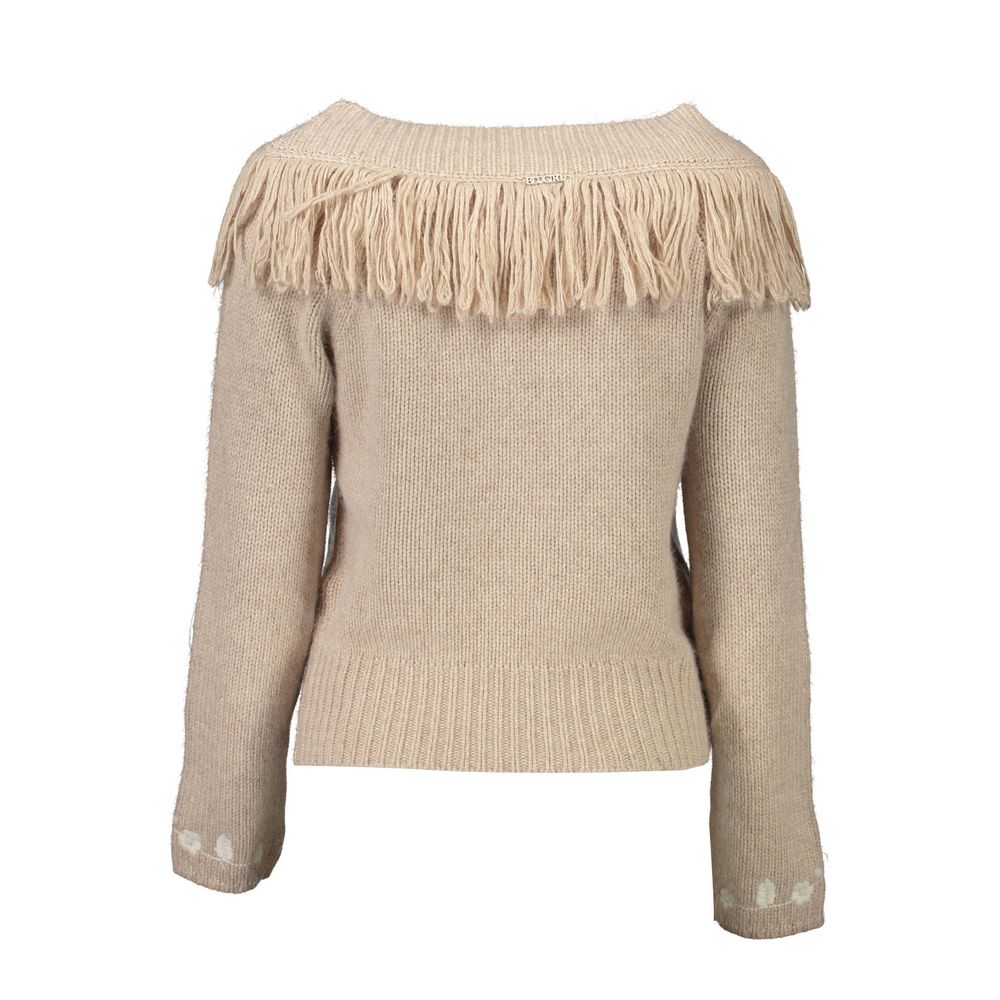 Beige Wool Sweater
