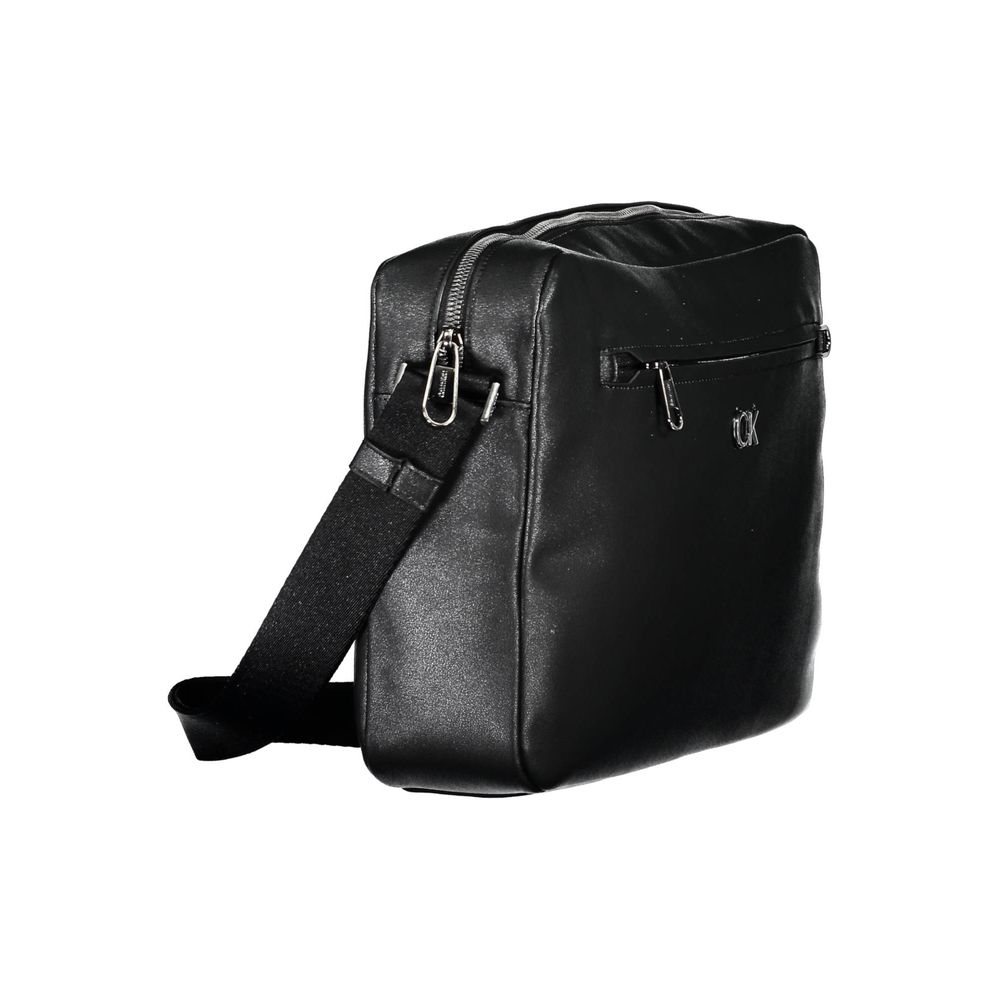 Black Polyester Handbag