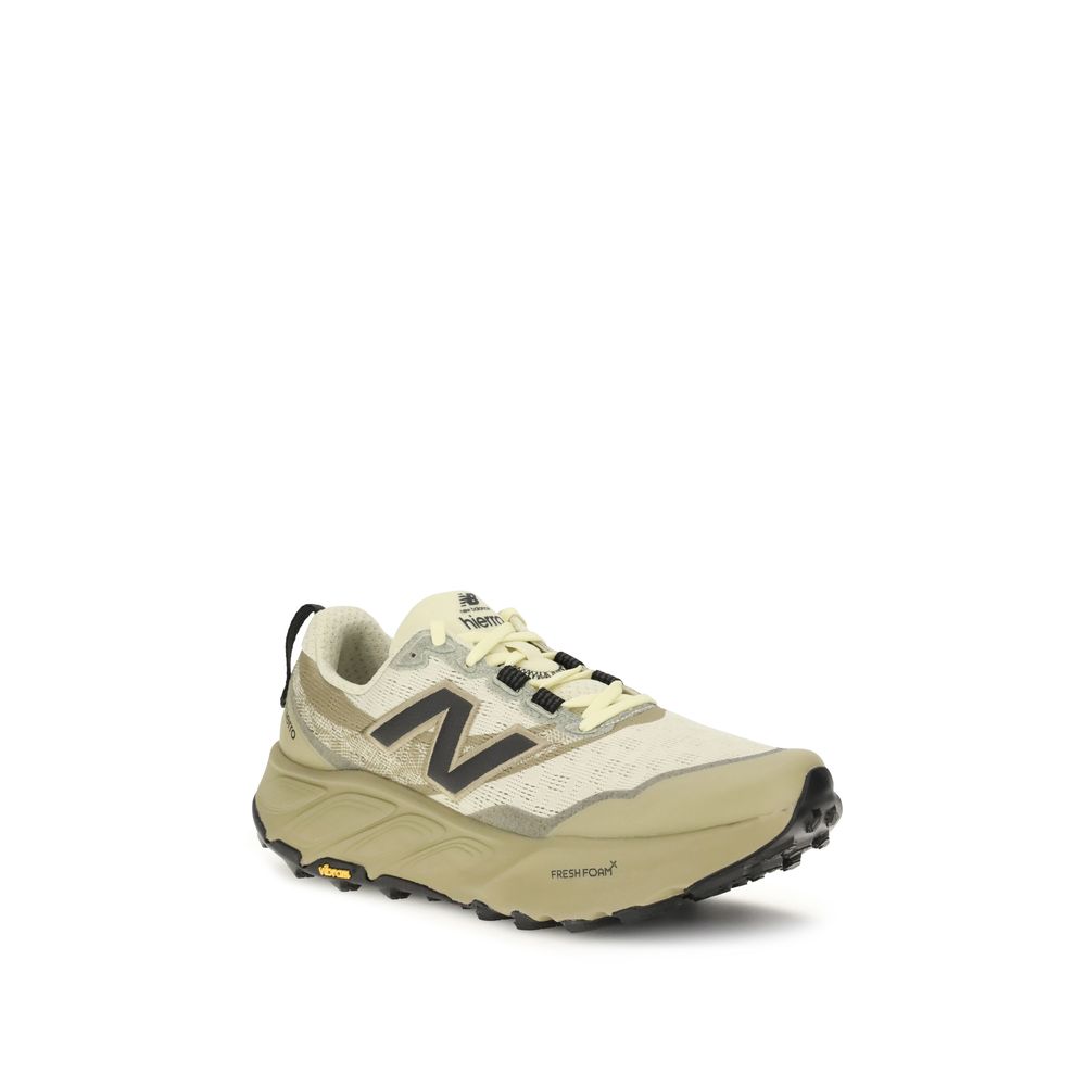 Beige Polyamide Athletic Sneakers