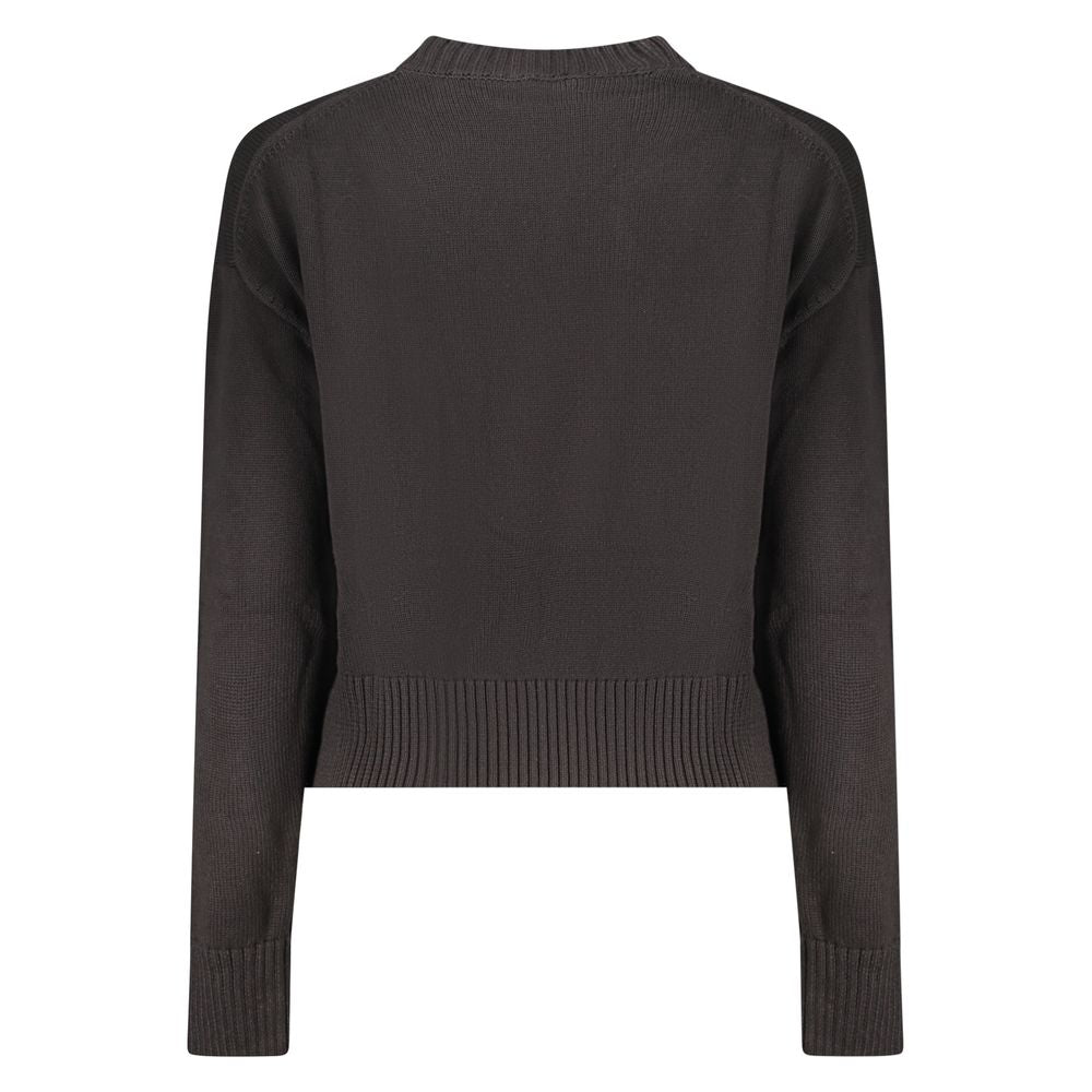 Black Cotton Sweater