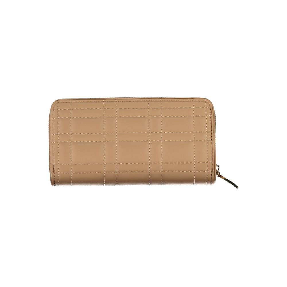 Beige Polyester Wallet