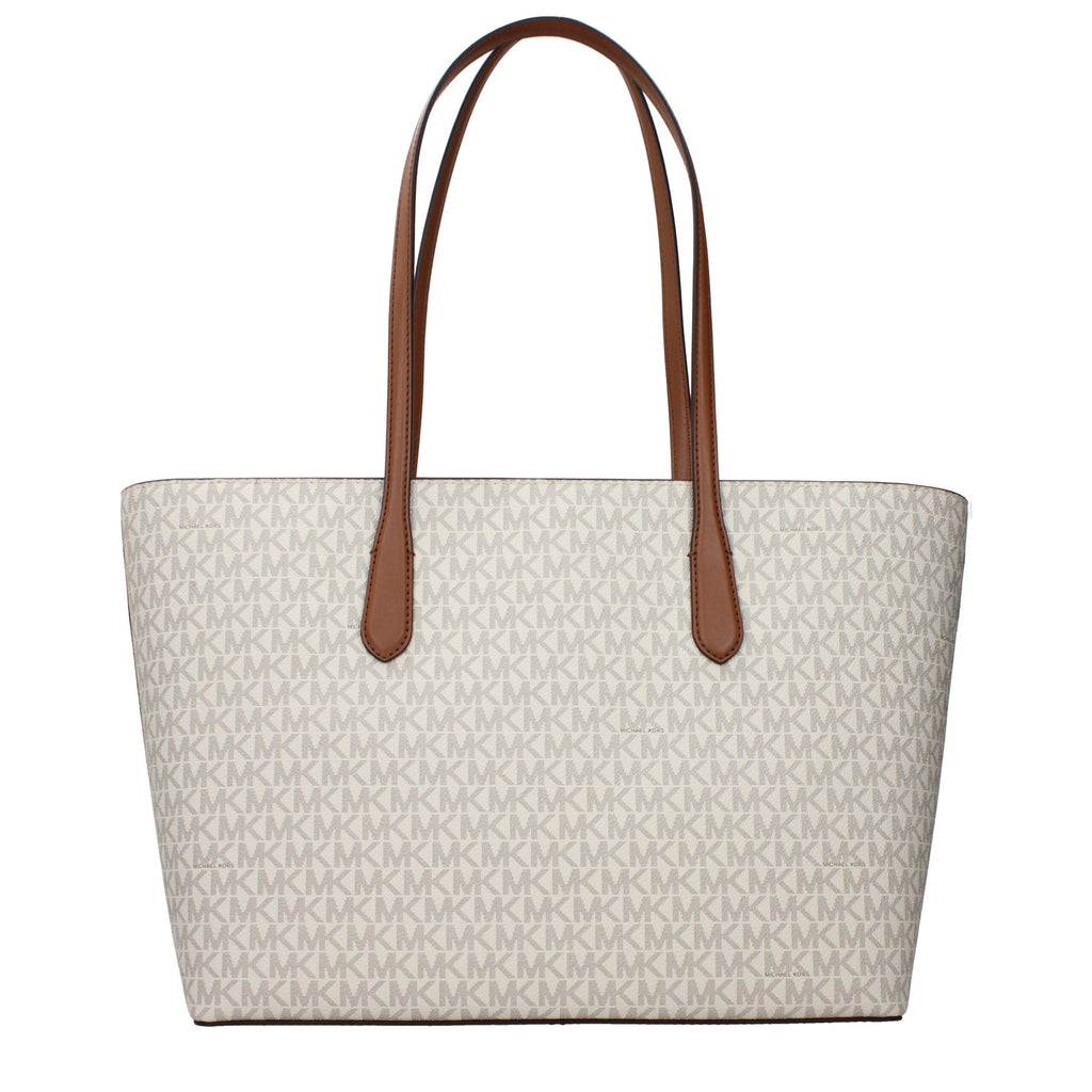 Beige Fabric Shoulder Bag
